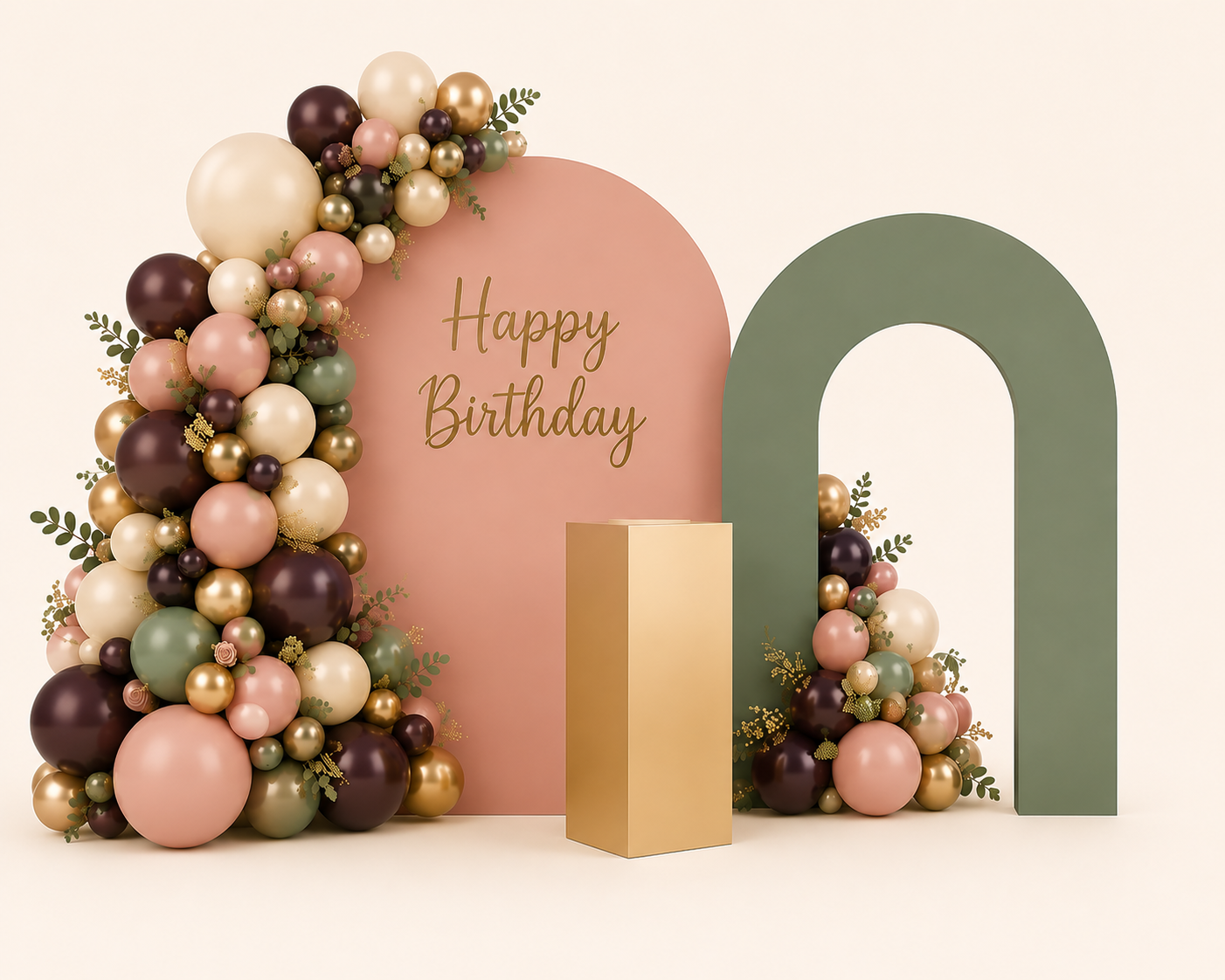 The Signature Duo backdrop package