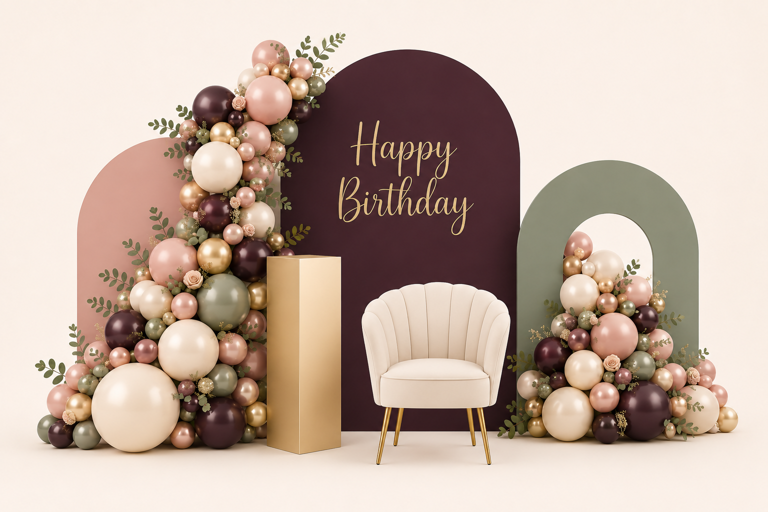 The Grand Celebration backdrop package